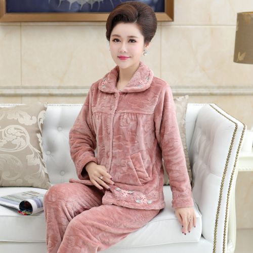 Pyjama pour femme en Polyester à manches longues - Ref 2994204