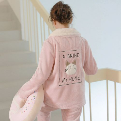 Pyjama pour femme en Polyester à manches longues - Ref 2994206