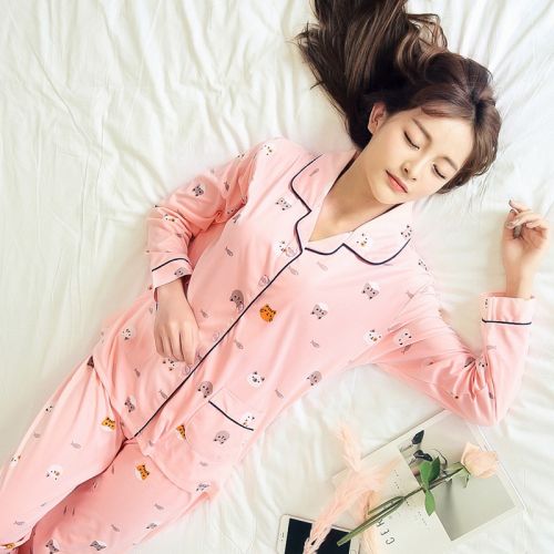 Pyjama pour femme en Polyester à manches longues - Ref 2994220