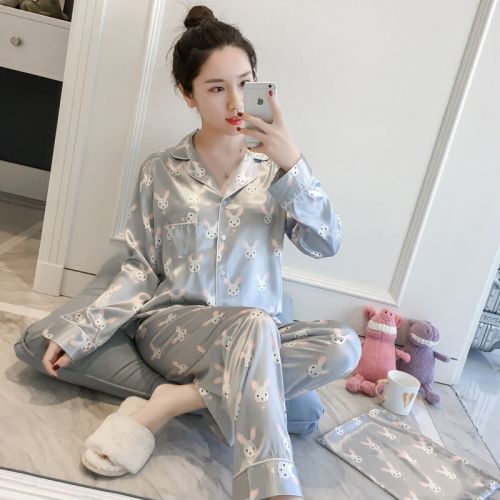 Pyjama pour femme en Polyester à manches longues - Ref 2994221