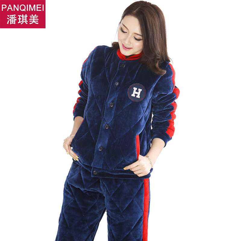 Pyjama pour femme en Polyester à manches longues - Ref 2994224