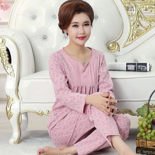 Pyjama pour femme en Coton à manches longues - Ref 2994279