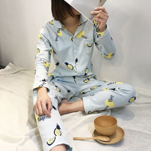Pyjama pour femme en Coton à manches longues - Ref 2994290