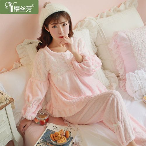 Pyjama pour femme en Polyester à manches longues - Ref 2994325