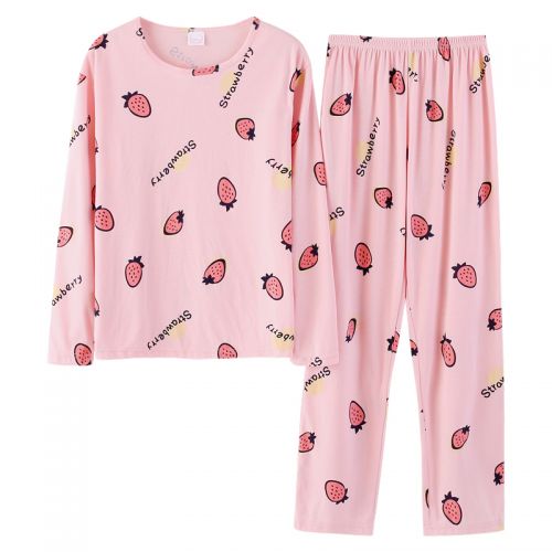 Pyjama pour femme en Coton à manches longues - Ref 2994330