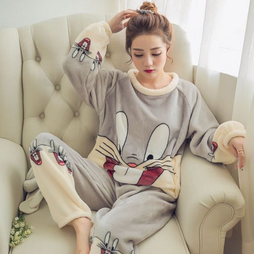 Pyjama pour femme en Polyester à manches longues - Ref 2994378