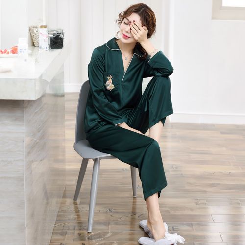 Pyjama pour femme en Polyester à manches longues - Ref 2994452