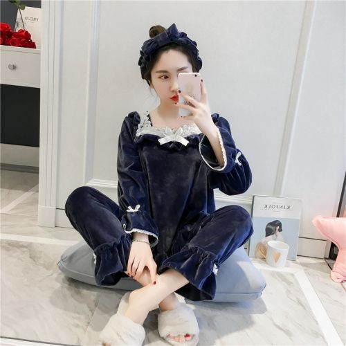 Pyjama pour femme en Polyester à manches longues - Ref 2994454