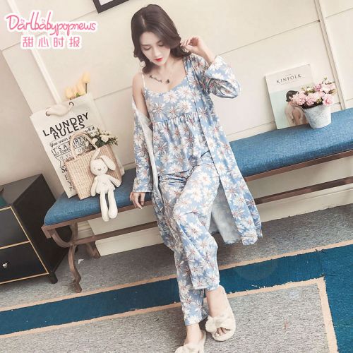 Pyjama pour femme en Coton à manches longues - Ref 2994459