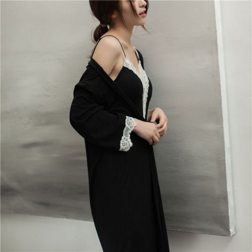 Pyjama pour femme en Coton à manches longues - Ref 2994461