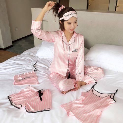 Pyjama pour femme en Polyester à manches longues - Ref 2994484