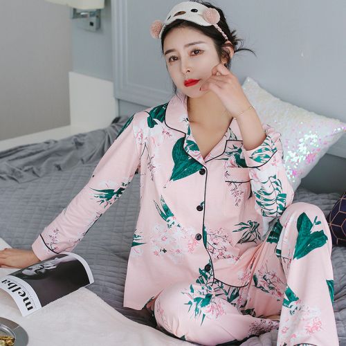 Pyjama pour femme en Coton à manches longues - Ref 2994501