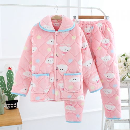 Pyjama pour femme en Polyester à manches longues - Ref 2994513