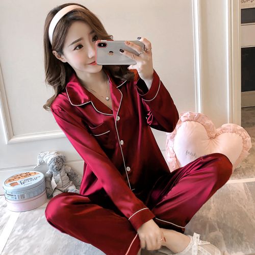 Pyjama pour femme en Polyester à manches longues - Ref 2994524
