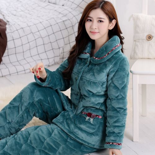 Pyjama pour femme en Polyester à manches longues - Ref 2994559