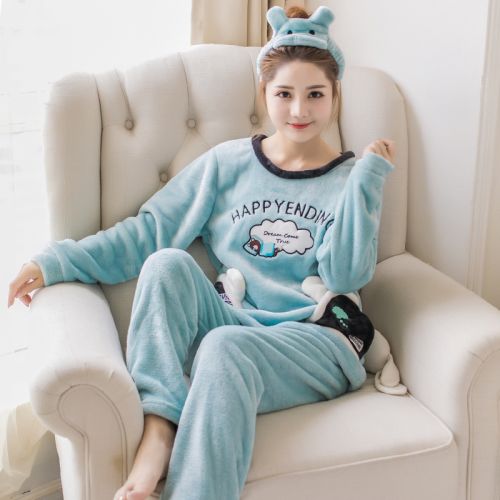 Pyjama pour femme en Polyester à manches longues - Ref 2994577