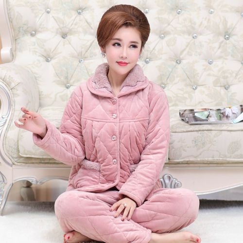 Pyjama pour femme en Polyester à manches longues - Ref 2994589