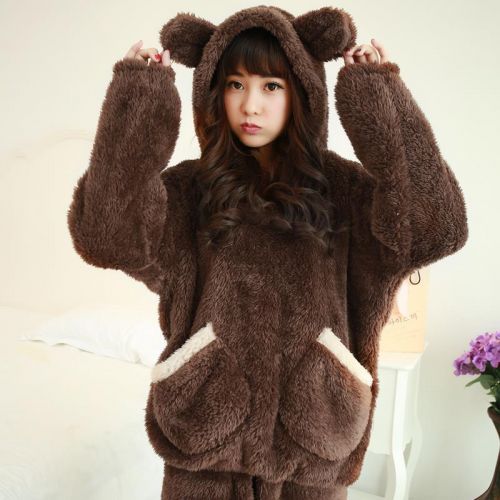 Pyjama pour femme en Polyester à manches longues - Ref 2994607