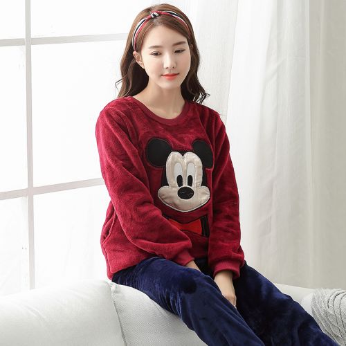 Pyjama pour femme en Polyester à manches longues - Ref 2994610