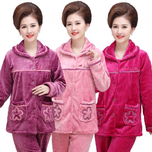 Pyjama pour femme à manches longues - Ref 2994634