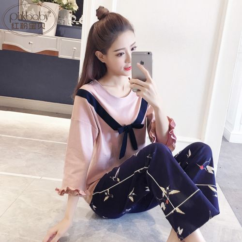 Pyjama pour femme en Coton à manches - Ref 2994635
