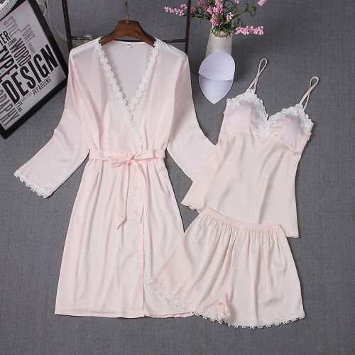 Pyjama pour femme en Polyester à manches longues - Ref 2994682