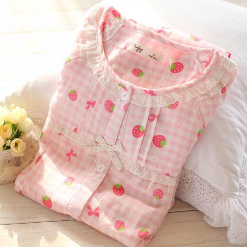 Pyjama pour femme en Coton à manches longues - Ref 2994700