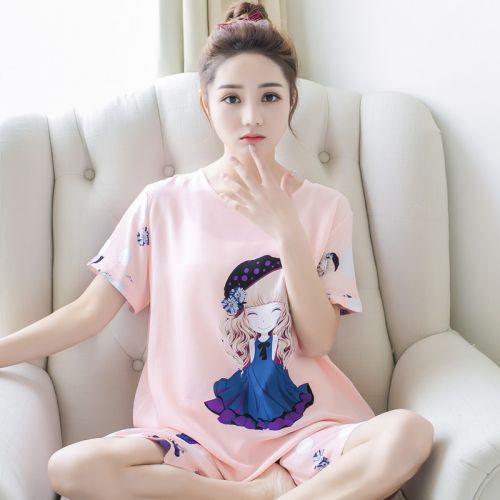 Pyjama pour femme en Viscose à manches longues - Ref 2994724