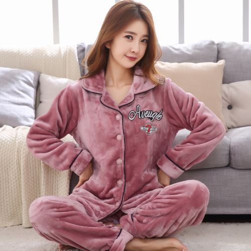 Pyjama pour femme en Polyester à manches longues - Ref 2994739