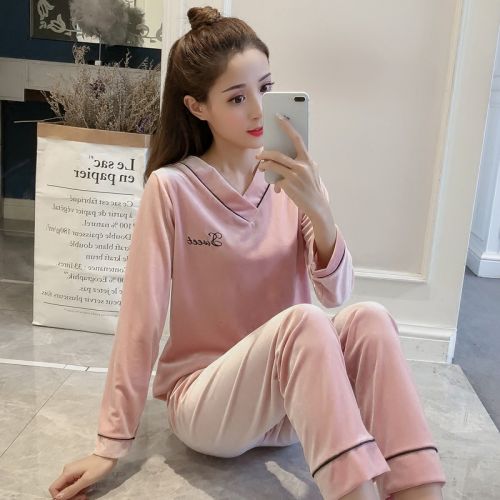 Pyjama pour femme en Polyester à manches longues - Ref 2994754