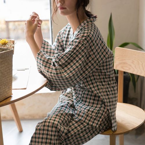 Pyjama pour femme en Coton à manches longues - Ref 2994755