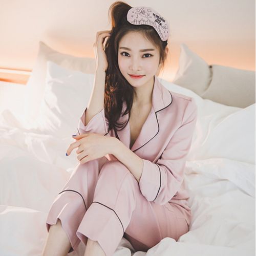 Pyjama pour femme en Polyester à manches longues - Ref 2994802