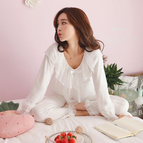 Pyjama pour femme SVNIER en Coton à manches longues - Ref 2994812