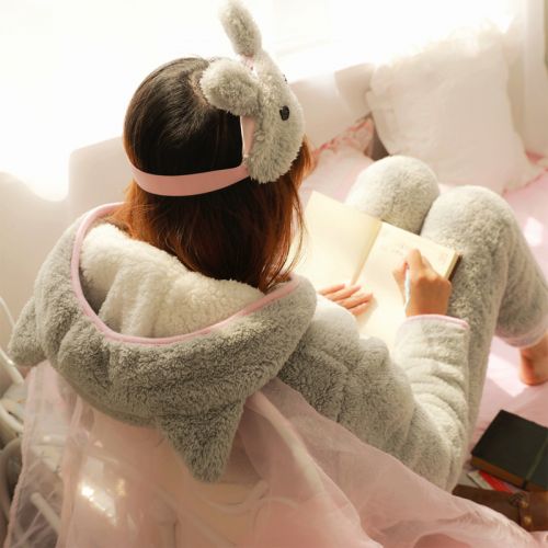 Pyjama pour femme en Polyester à manches longues - Ref 2994841