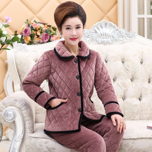 Pyjama pour femme en Polyester à manches longues - Ref 2994843
