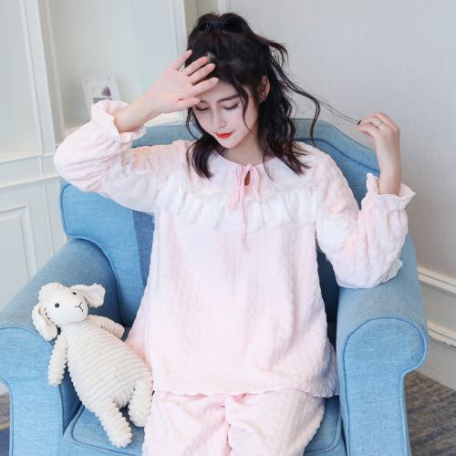 Pyjama pour femme en Polyester à manches longues - Ref 2994846