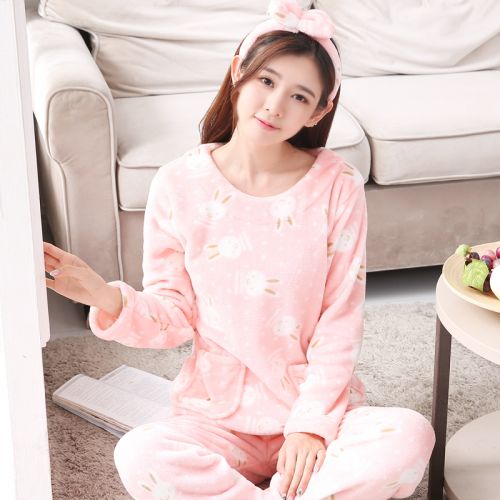 Pyjama pour femme en Polyester à manches longues - Ref 2994888