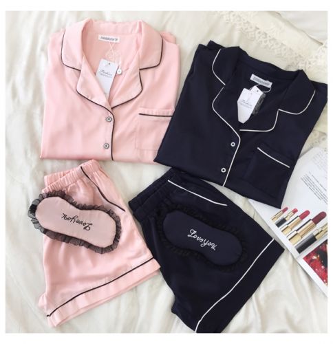 Pyjama pour femme en Polyester à manche courte - Ref 2994909