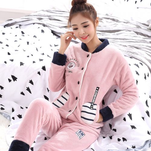 Pyjama pour femme en Polyester à manches longues - Ref 2994923