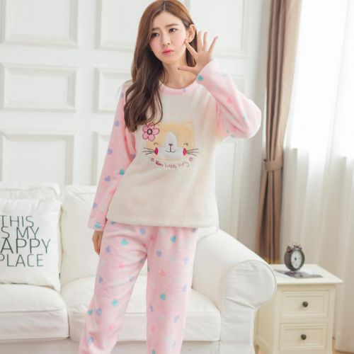 Pyjama pour femme en Polyester à manches longues - Ref 2994956