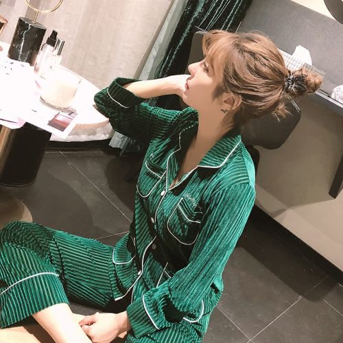 Pyjama pour femme en Polyester à manches longues - Ref 2994979