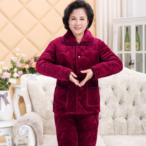 Pyjama pour femme en Polyester à manches longues - Ref 2994990