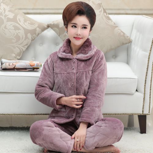 Pyjama pour femme en Polyester à manches longues - Ref 2995006