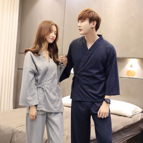 Pyjama pour femme en Coton à manches longues - Ref 2995011