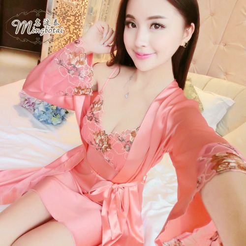 Pyjama pour femme en Polyester à manches longues - Ref 2995013