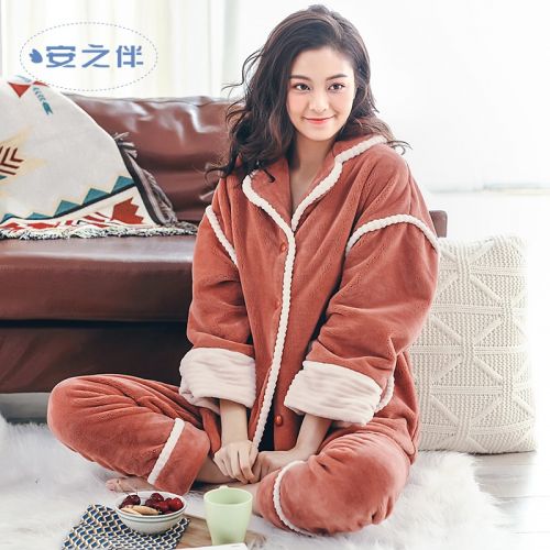 Pyjama pour femme en Polyester à manches longues - Ref 2995020