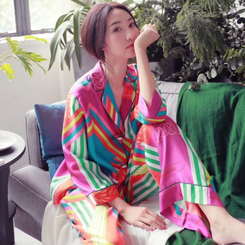 Pyjama pour femme en Polyester à manches longues - Ref 2995026