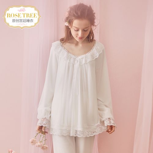 Pyjama pour femme ROSE TREE en Nylon à manches longues - Ref 2995055
