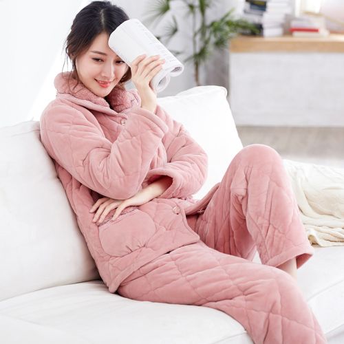 Pyjama pour femme en Polyester à manches longues - Ref 2995060