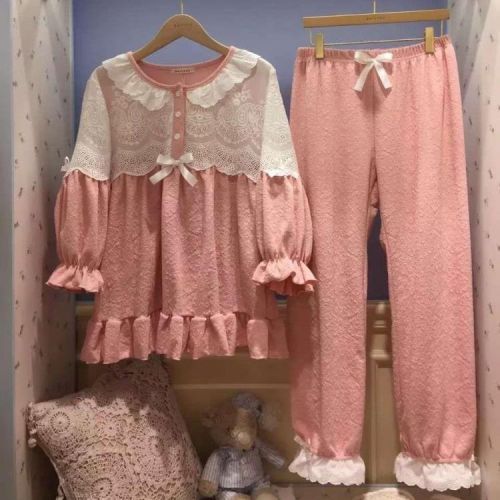 Pyjama pour femme en Coton à manches - Ref 2995068